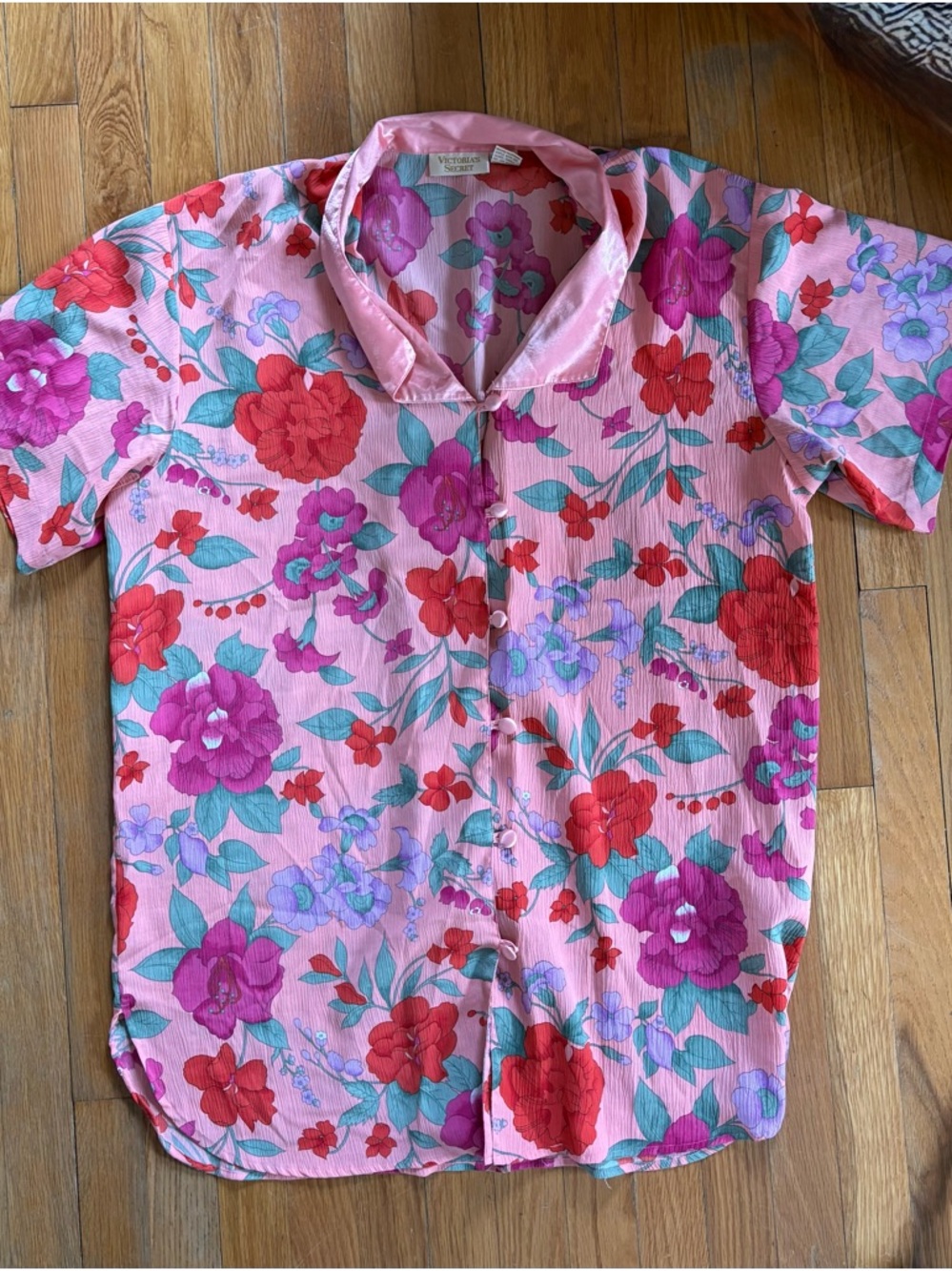 Vintage Victoria’s Secret Gold Label Floral Cover Up